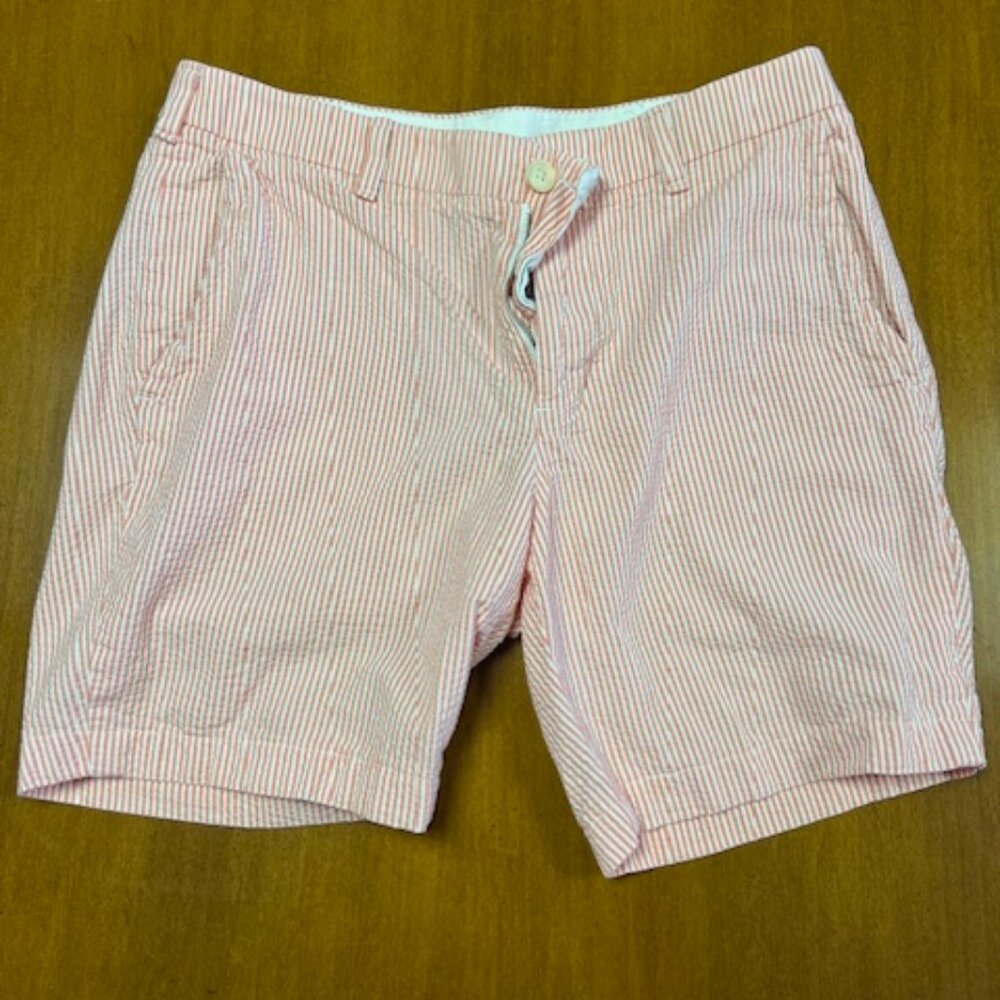 Bonobos Original Seersucker Custom 6" Shorts (Coral)